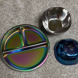 Rainbow Kids Party Tableware Set